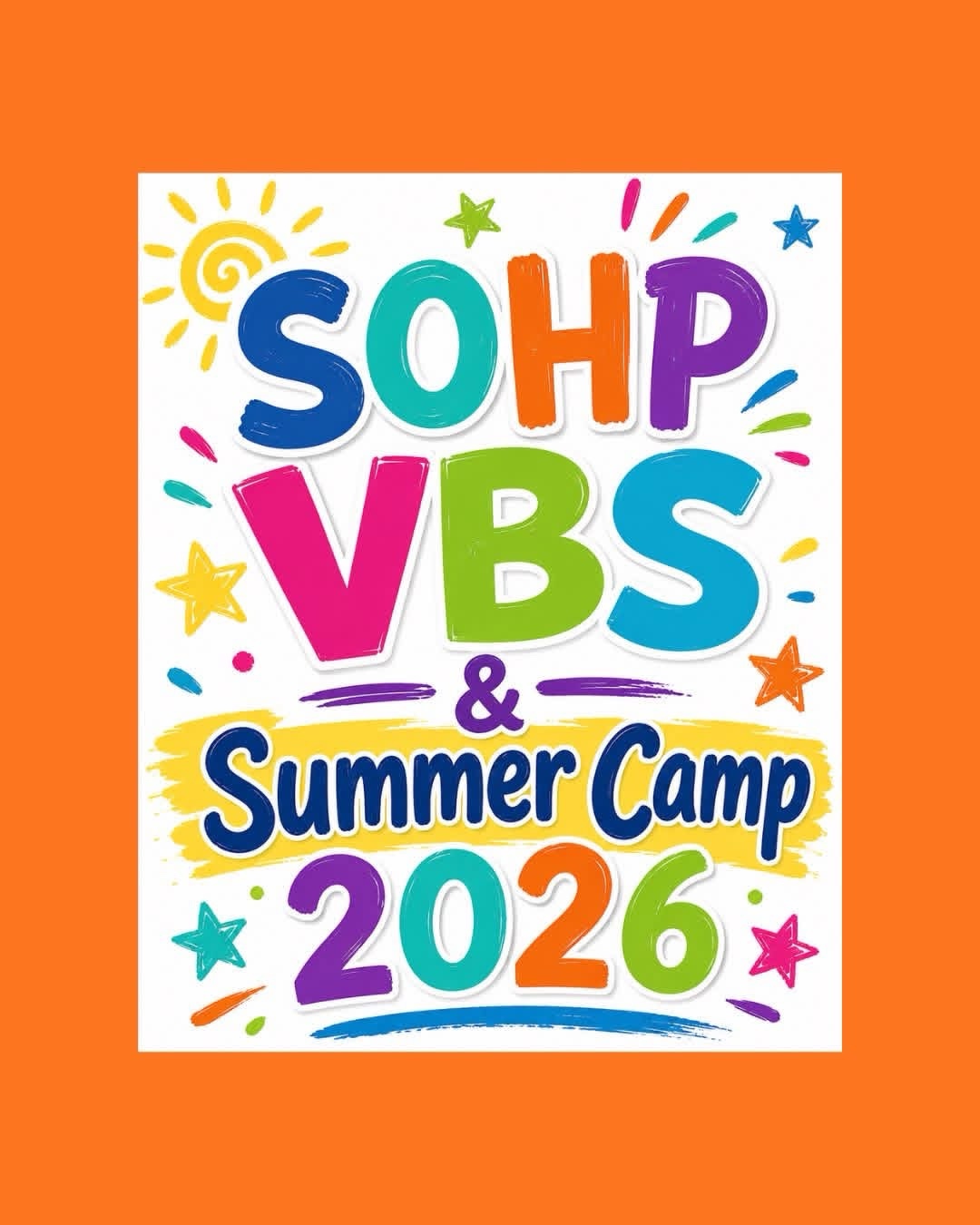 VBS Summer Camp 2026 — Sanctuary of His Presence