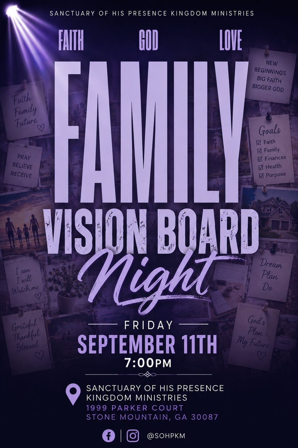 Family Vision Board Night — September 11, 2026