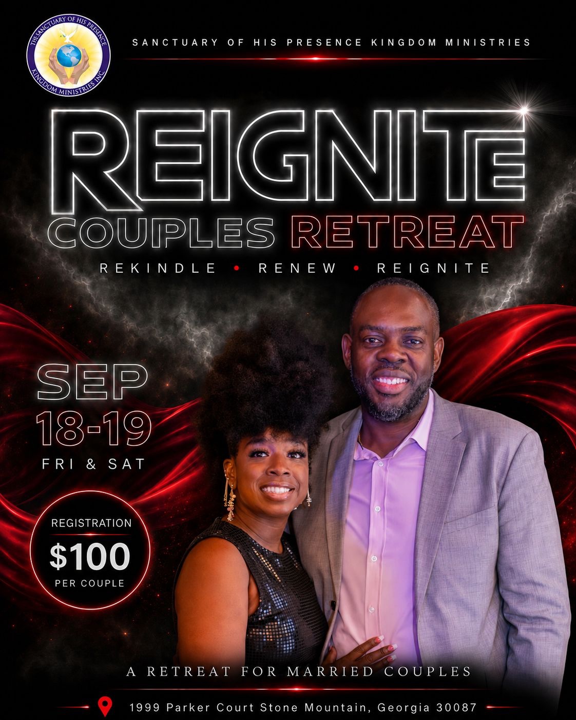 Reignite Couples Retreat — September 18-19, 2026