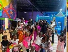 Kids celebrating at TKT Playtime